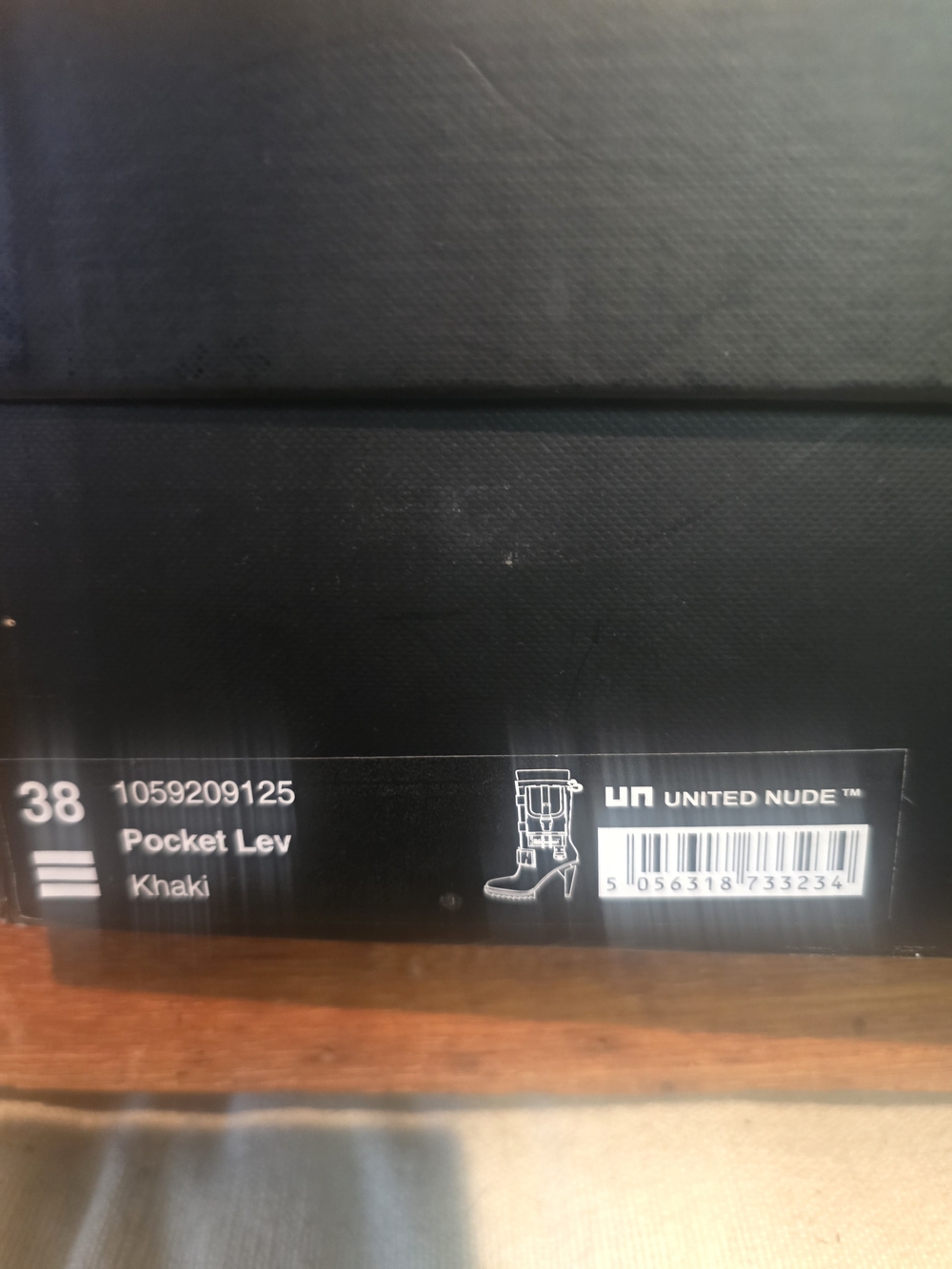 NWT United Nude Women’s Gray Utility Mid-Calf Heeled Boots - Picture 16 of 16